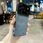 Apple iPhone - Premium Matte Leather Silicone Case