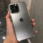 Apple iPhone - Premium Shockproof Clear Glitter Case
