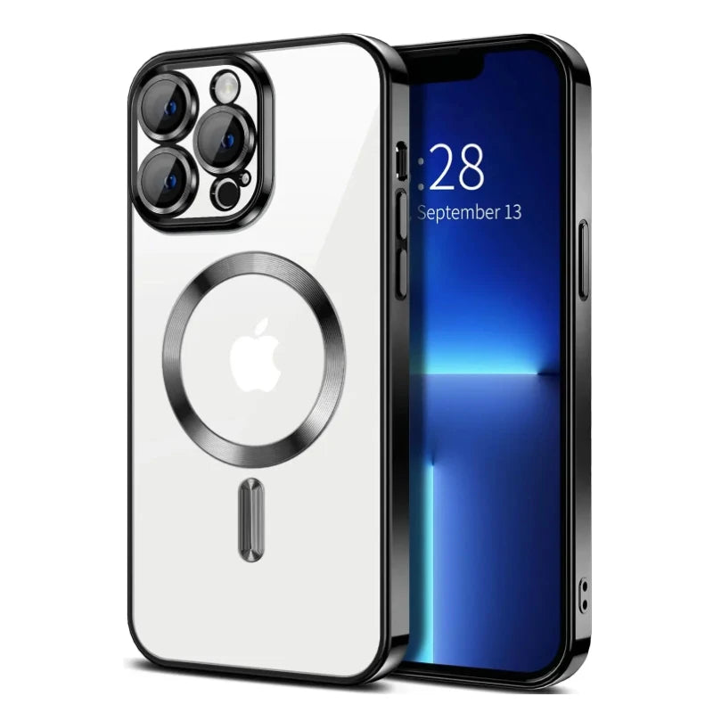 Apple iPhone - Semi-Transparent MagSafe Case with Lens Protection