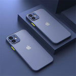 Apple iPhone - Semi Transparent Matte Finish Case with Logo