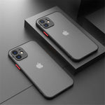 Apple iPhone - Semi Transparent Matte Finish Case with Logo