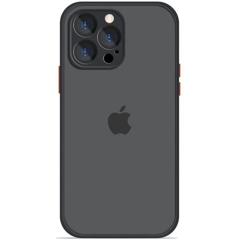 Apple iPhone - Semi Transparent Matte Finish Case with Logo