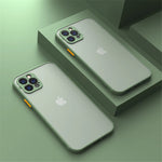 Apple iPhone - Semi Transparent Matte Finish Case with Logo