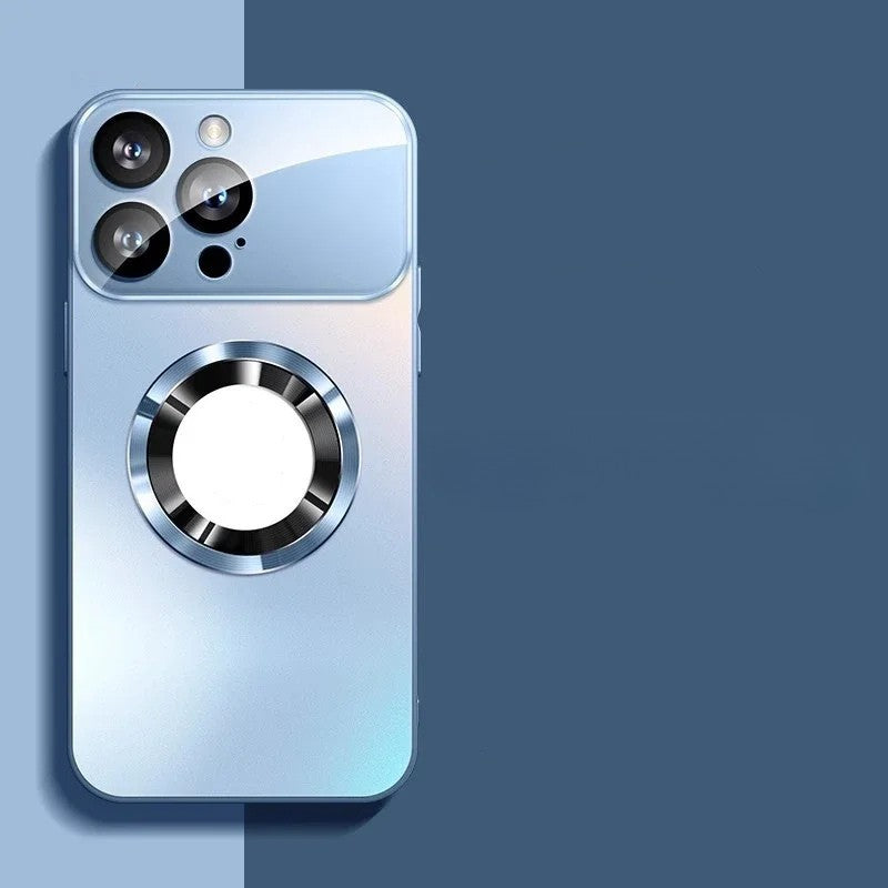 Apple iPhone - Sleek Magnetic Titanium Finish Case