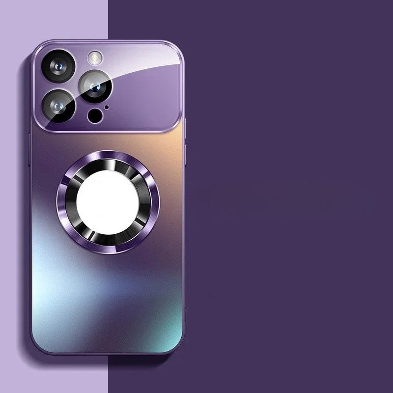 Apple iPhone - Sleek Magnetic Titanium Finish Case