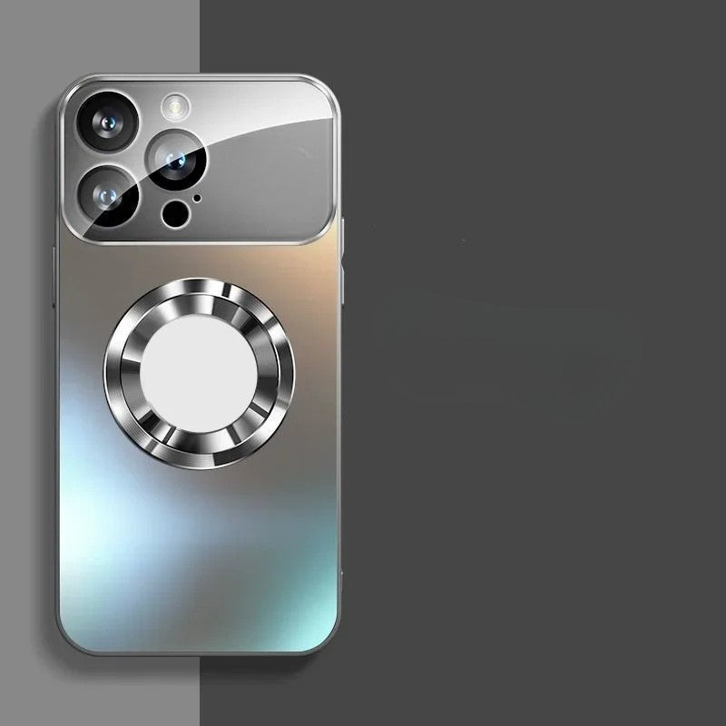 Apple iPhone - Sleek Magnetic Titanium Finish Case