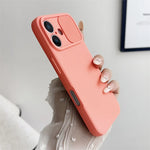 Apple iPhone - Soft Silicone Case With Sliding Lens Protector