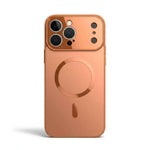 Apple iPhone - Titanium Magnetic Mirror Case in copper-toned titanium with a smooth finish, raised camera bezel and circular magnetic ring
