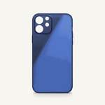 Apple iPhone - Ultra Thin case in blue with a smooth matte finish and raised camera cutout for three lenses