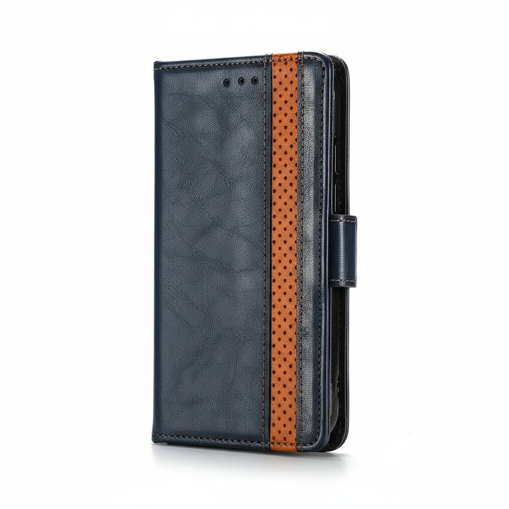 Samsung Galaxy - Leather Look Flip Wallet Case by Mobile Supplies Online