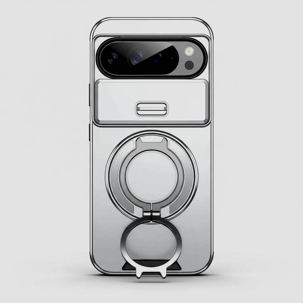 Google Pixel - Matte Finish Ring Holder Phone Case by Mobile Supplies Online