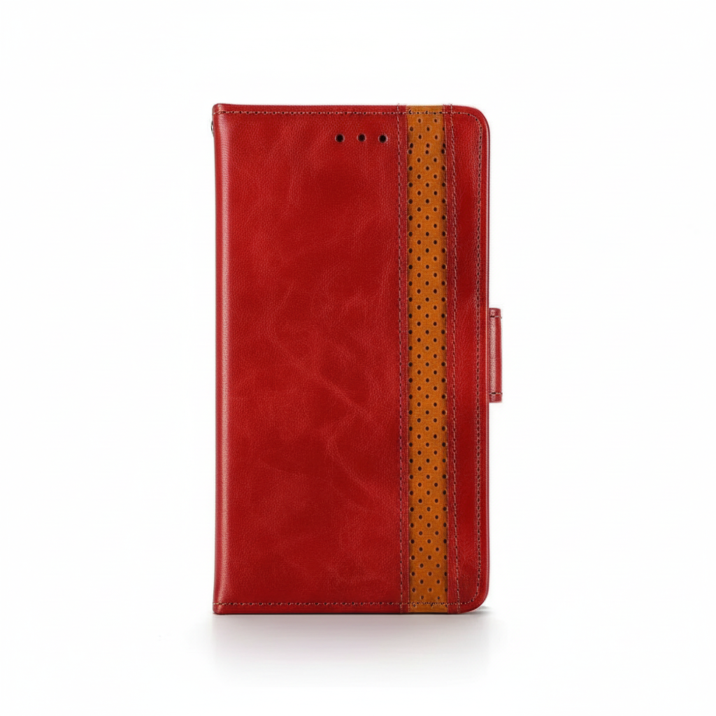 Samsung Galaxy - Leather Look Flip Wallet Case by Mobile Supplies Online