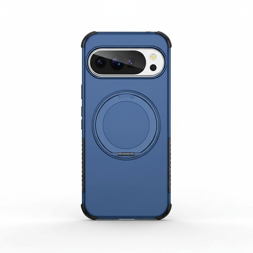 Google Pixel - Magnetic Rotating Stand Phone Bumper Case by Mobile Supplies Online
