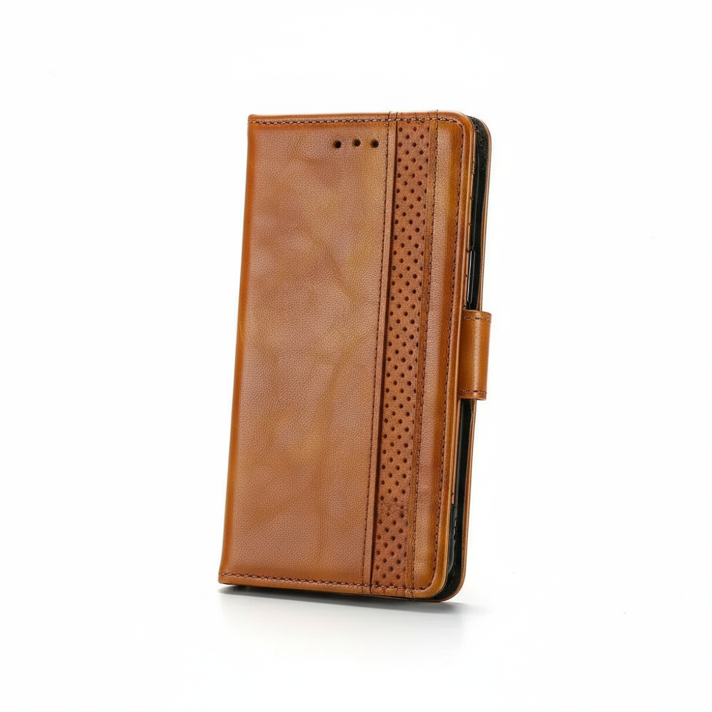 Samsung Galaxy - Leather Look Flip Wallet Case by Mobile Supplies Online