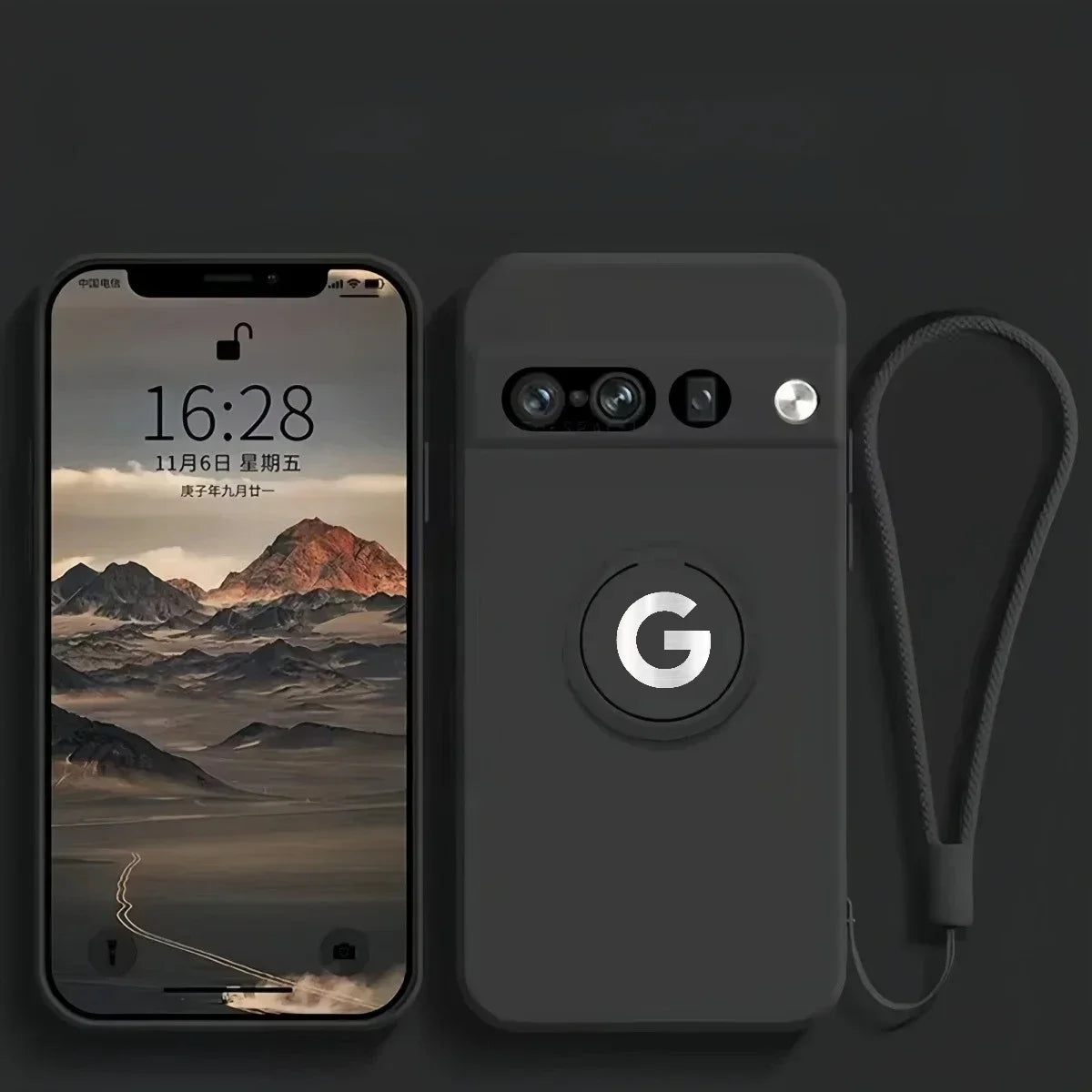 Google Pixel - Durable Liquid Logo Silicone Case