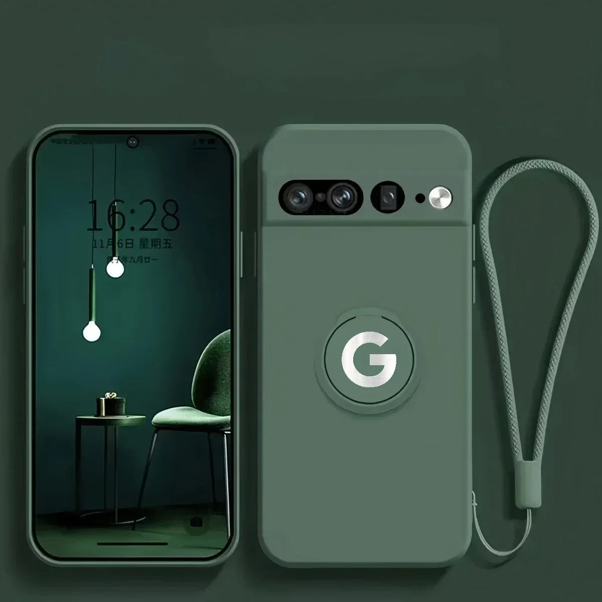 Google Pixel - Durable Liquid Logo Silicone Case