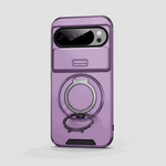 Phone case, Google Pixel - Matte Finish in lavender with a smooth shell and circular rotating ring holder kickstand