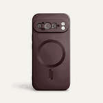 Google Pixel - Metallic Matte MagSafe Phone Case in dark mauve with a smooth matte finish, raised camera surround and magnetic ring