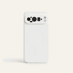 Google Pixel - Metallic Matte MagSafe Phone Case in white with a smooth matte finish, camera cutouts and subtle magnetic ring