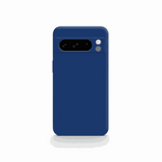 Google Pixel - Smooth Finish phone case in deep blue with a smooth matte surface and raised camera cutout