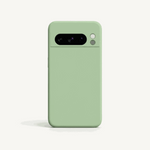 Google Pixel - Smooth Finish protective phone case in pale green with a smooth matte surface and raised camera bar