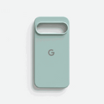 Google Pixel - Smooth Skin Feel phone case in pale mint with a smooth matte finish, raised camera cutout and subtle G logo.