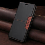 Google Pixel - Stylish Leather Look Flip Wallet Case