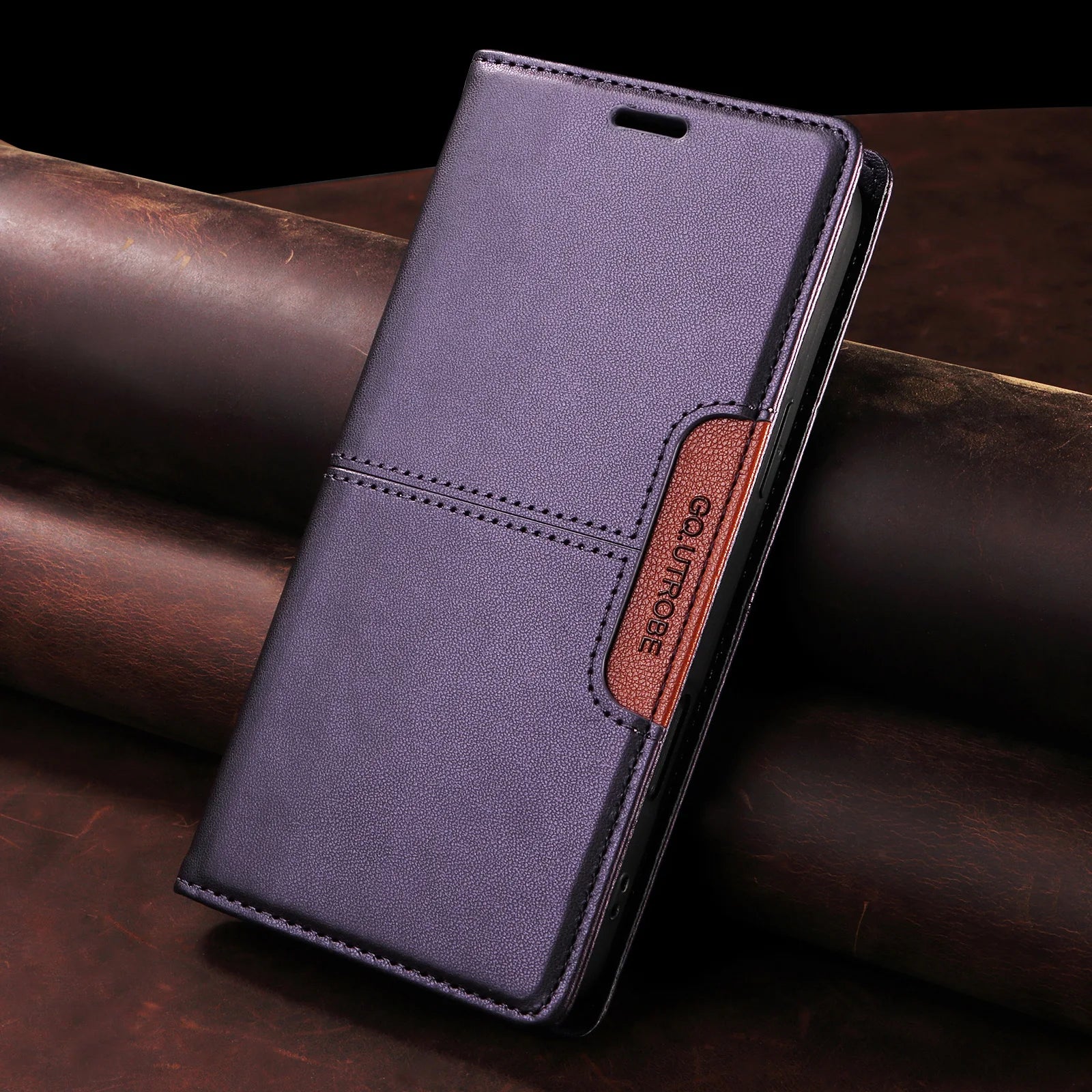 Google Pixel - Stylish Leather Look Flip Wallet Case