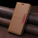 Google Pixel - Stylish Leather Look Flip Wallet Case