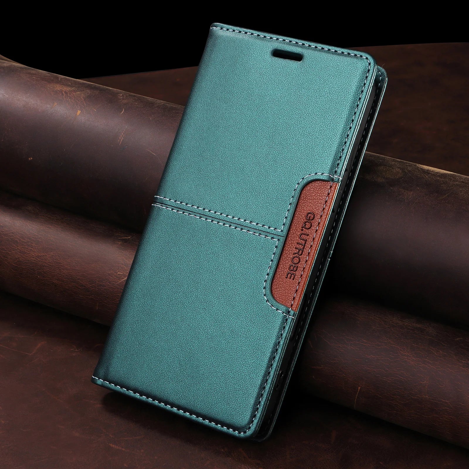 Google Pixel - Stylish Leather Look Flip Wallet Case