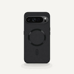 Google Pixel - Textured Magnetic MagSafe Phone Case, black with a fine-grain texture and raised circular magnetic ring