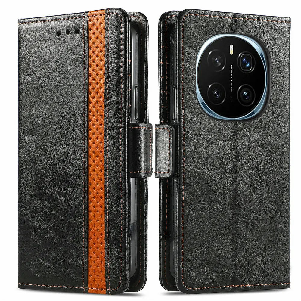 Honor - Stylish Vegan Leather Wallet Flip Case
