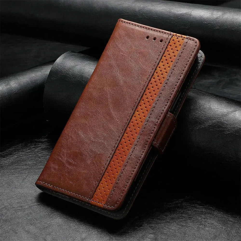 Honor - Stylish Vegan Leather Wallet Flip Case