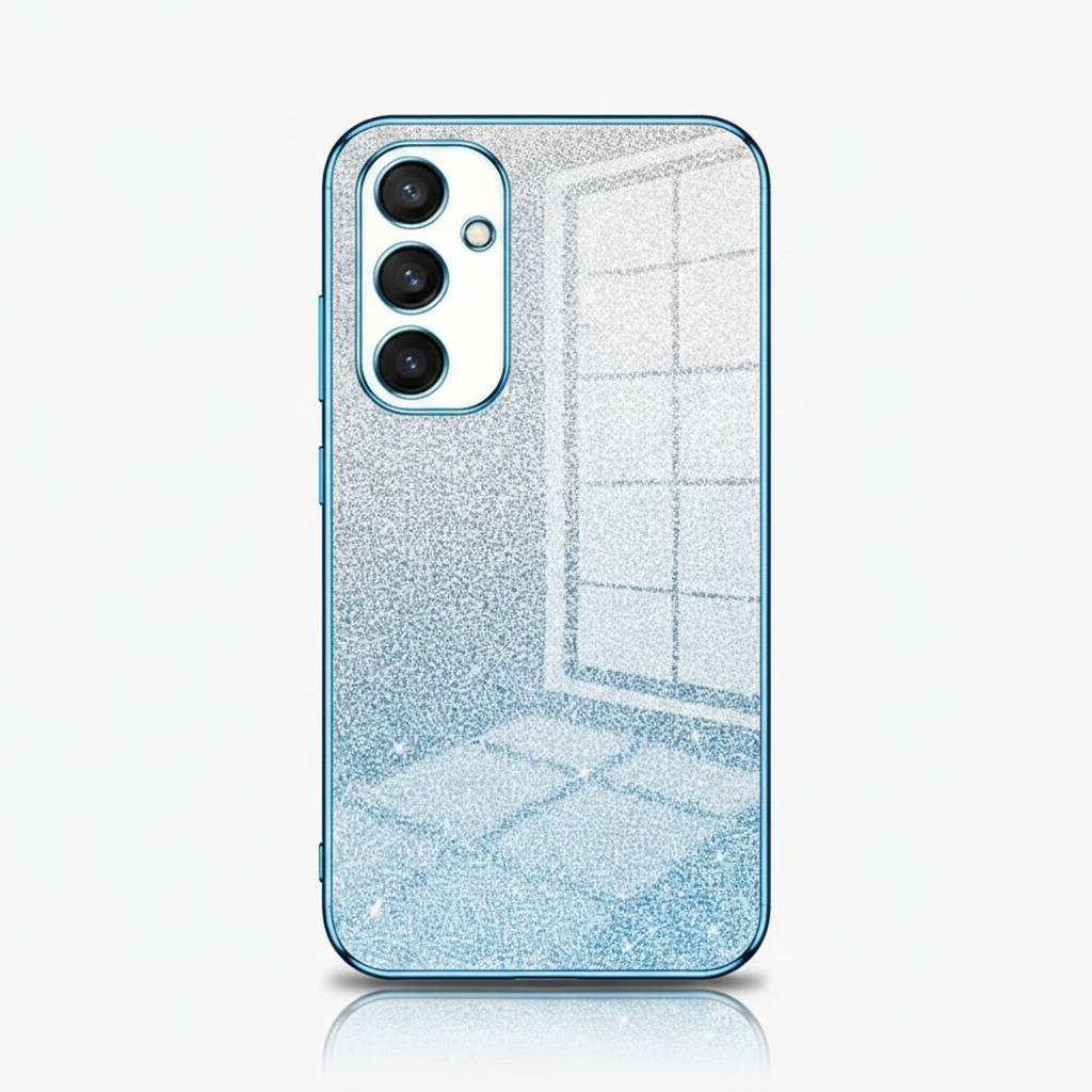 Samsung Galaxy - Gradient Glitter Soft Silicone Case by Mobile Supplies Online