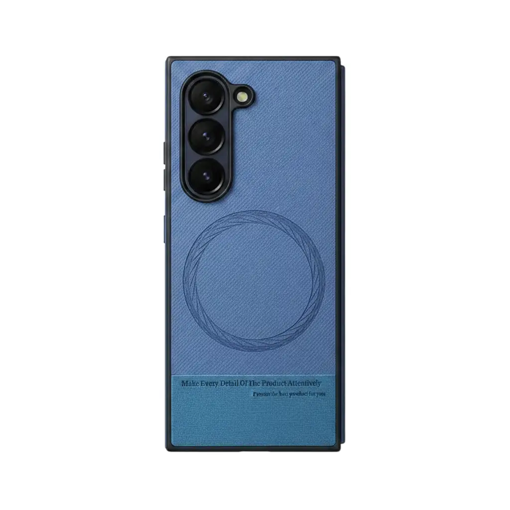 Samsung Galaxy - Premium Magnetic Leather Case Wireless Charge by Mobile Supplies Online