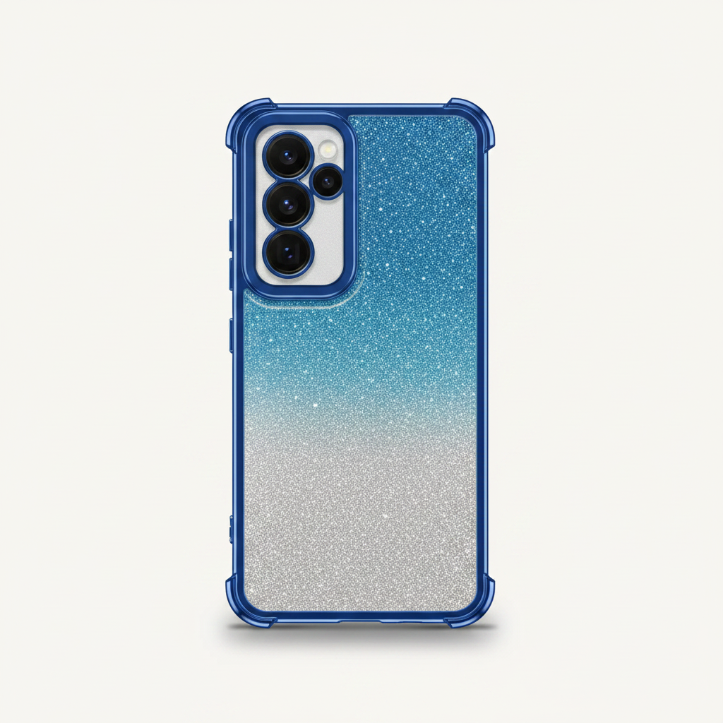 Samsung Galaxy - Glitter Silicone Shockproof Case by Mobile Supplies Online