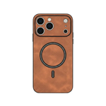 Apple iPhone - Retro Matte Leather MagSafe Case by Mobile Supplies Online
