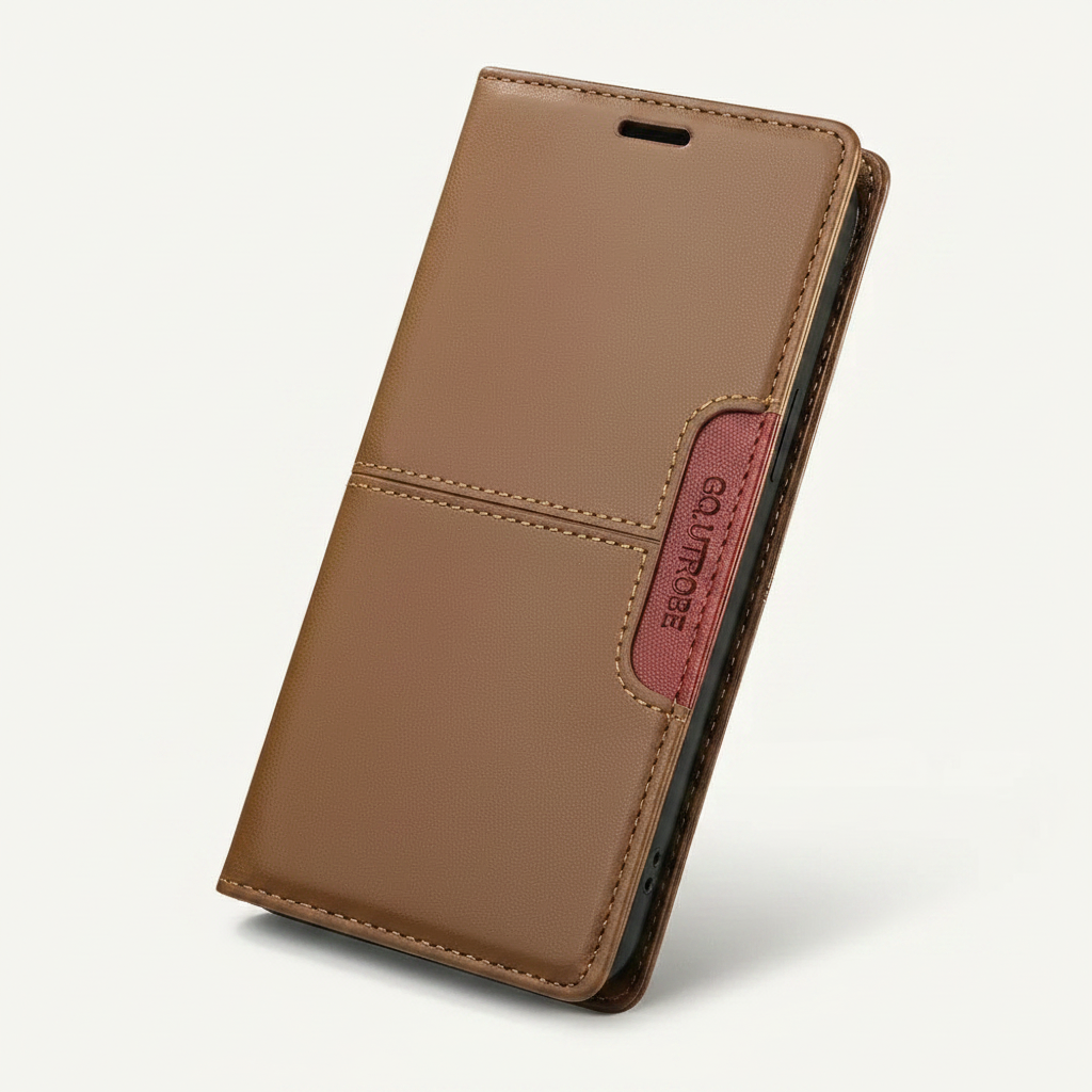 Samsung Galaxy - Premium Leather Look Wallet Flip Case by Mobile Supplies Online