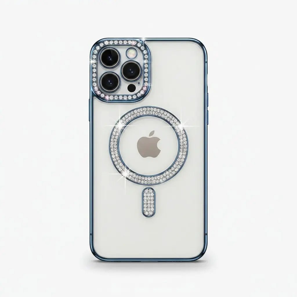 Apple iPhone - Premium Glitter Crystal MagSafe Case by Mobile Supplies Online