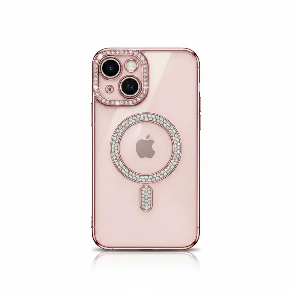 Apple iPhone - Premium Glitter Crystal MagSafe Case by Mobile Supplies Online