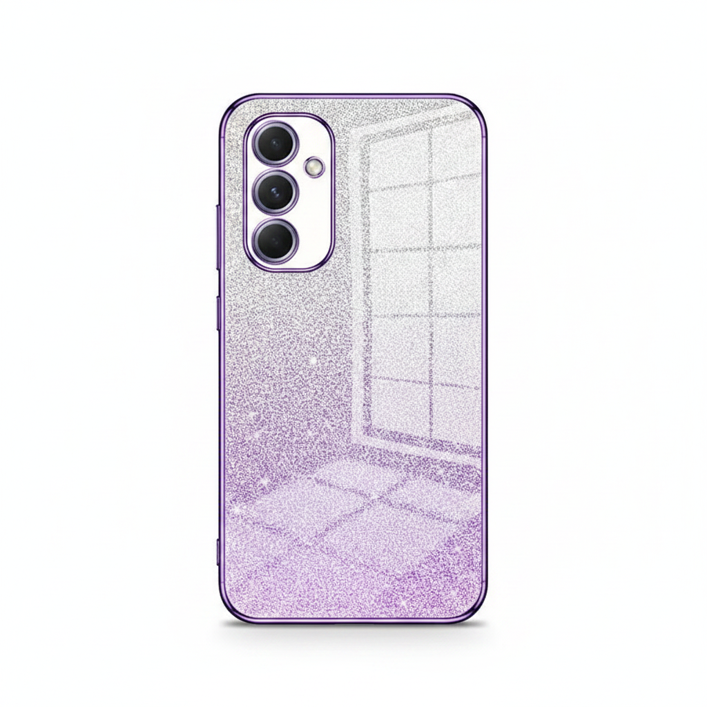 Samsung Galaxy - Glitter Case with Edge Lens Protection by Mobile Supplies Online