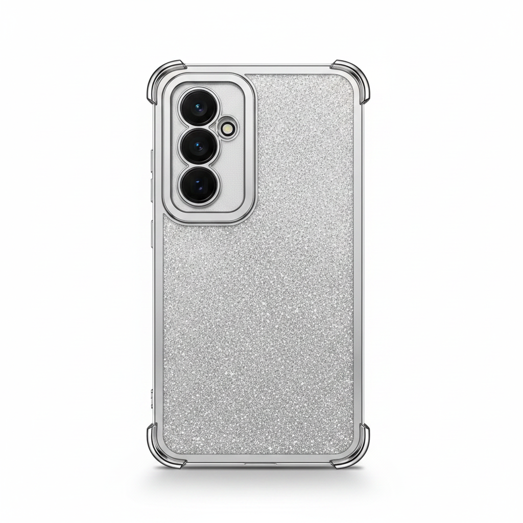 Samsung Galaxy - Glitter Silicone Shockproof Case by Mobile Supplies Online