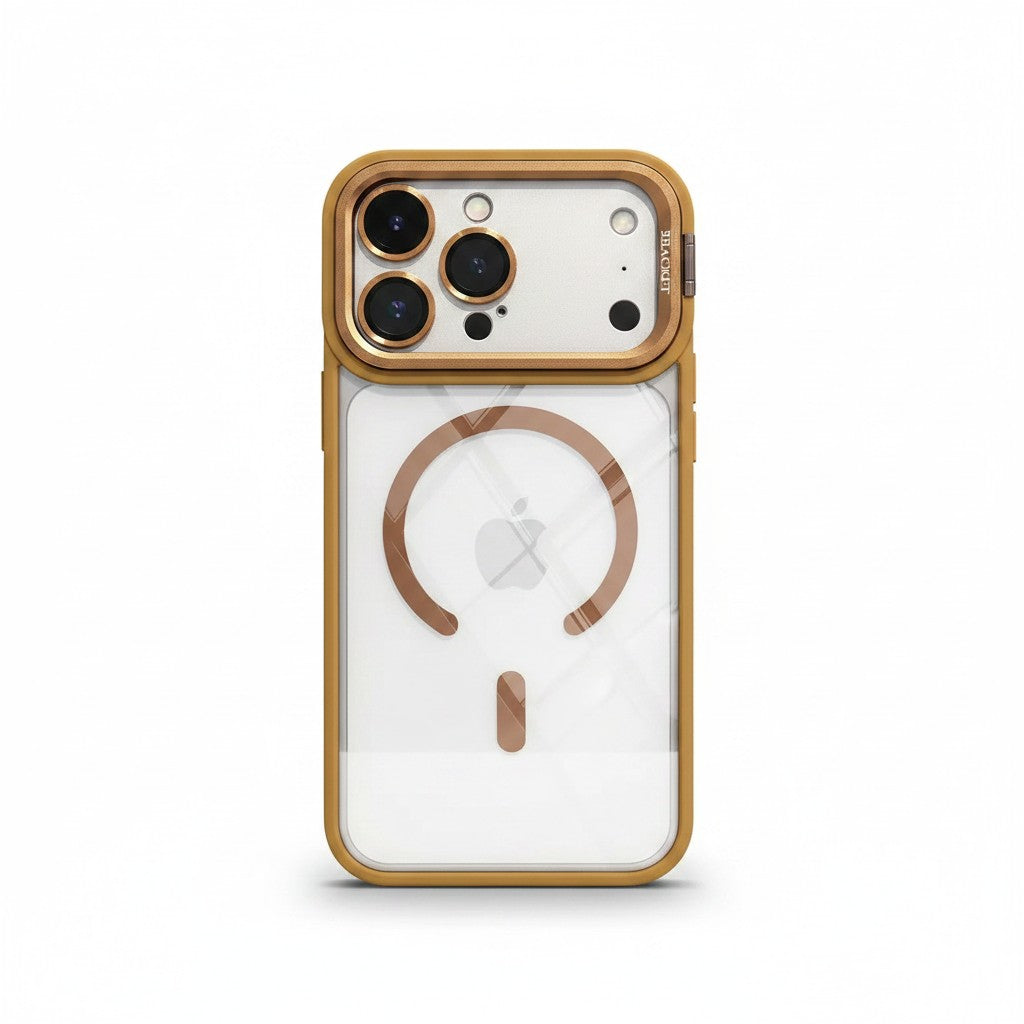 Apple iPhone - Case With Magnetic Lens Protector & Stand by Mobile Supplies Online