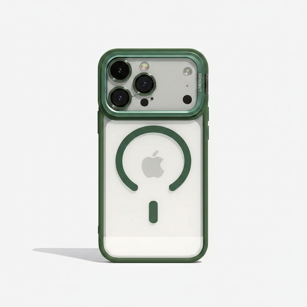 Apple iPhone - Case With Magnetic Lens Protector & Stand by Mobile Supplies Online
