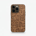 Apple iPhone - Luxury Leopard Leather Case with Lens Protection by Mobile Supplies Online