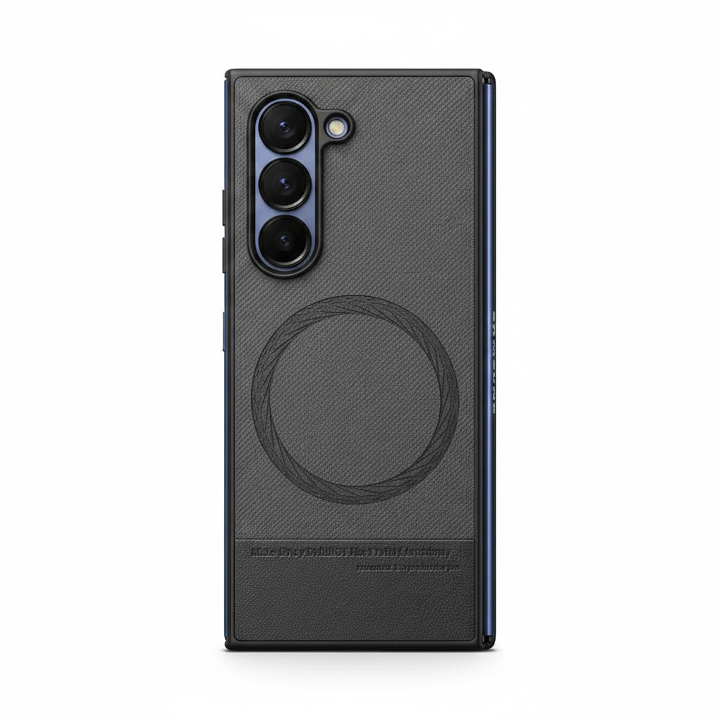 Samsung Galaxy - Premium Magnetic Leather Case Wireless Charge by Mobile Supplies Online