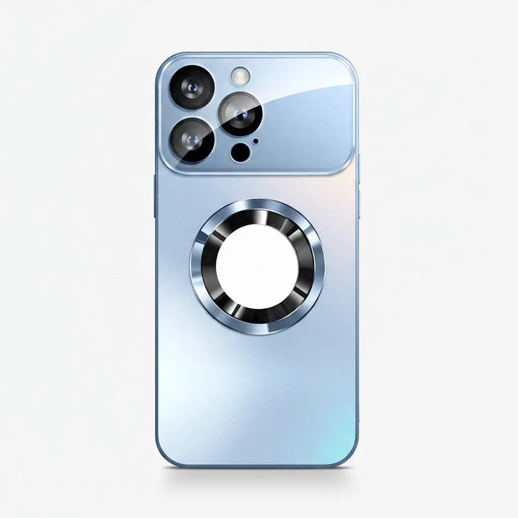Apple iPhone - Sleek Magnetic Titanium Finish Case by Mobile Supplies Online