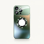 Apple iPhone - Sleek Magnetic Titanium Finish Case by Mobile Supplies Online