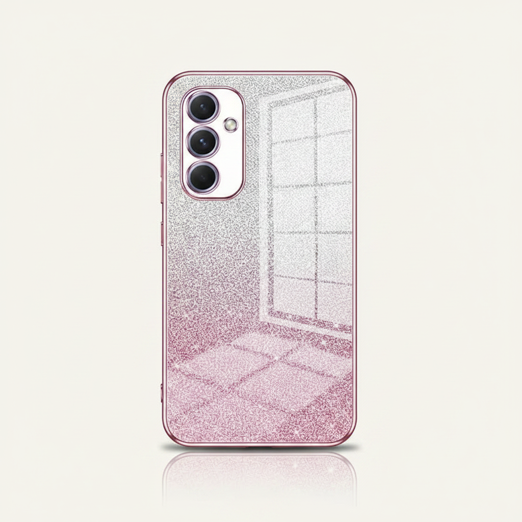Samsung Galaxy - Glitter Case with Edge Lens Protection by Mobile Supplies Online