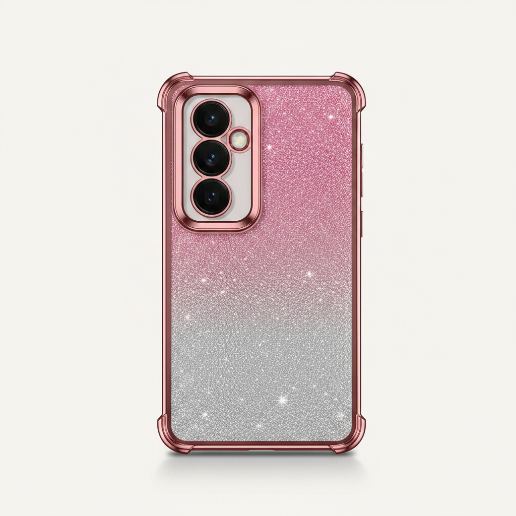 Samsung Galaxy - Glitter Silicone Shockproof Case by Mobile Supplies Online